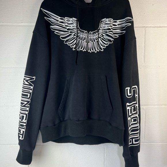 En Noir by Robert Garcia Midnight Angels Hoodie, Large - Picture 4 of 9